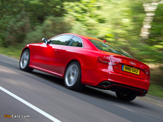 Audi RS5 Coupe UK-spec 2010–12 wallpapers (640 x 480)