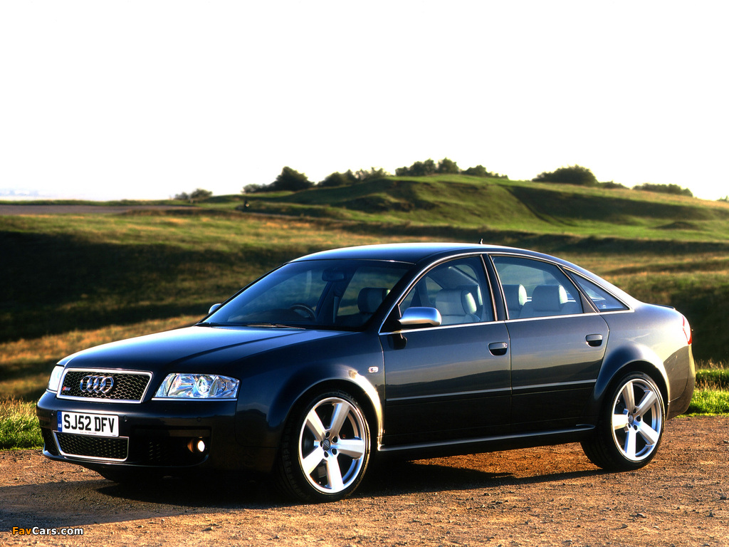 Audi RS6 Sedan UK-spec (4B,C5) 2002–04 photos (1024 x 768)