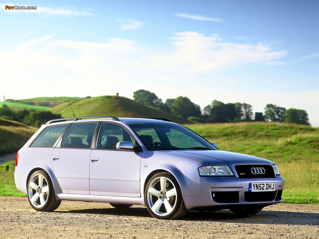 Audi RS6 Avant UK-spec (4B,C5) 2002–04 photos (1024 x 768)