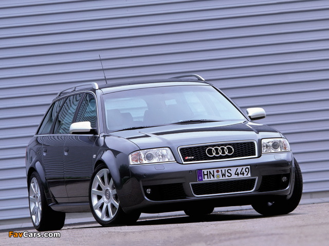 Audi RS6 Avant (4B,C5) 2002–04 pictures (640 x 480)