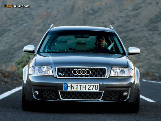Audi RS6 Avant (4B,C5) 2002–04 wallpapers (640 x 480)
