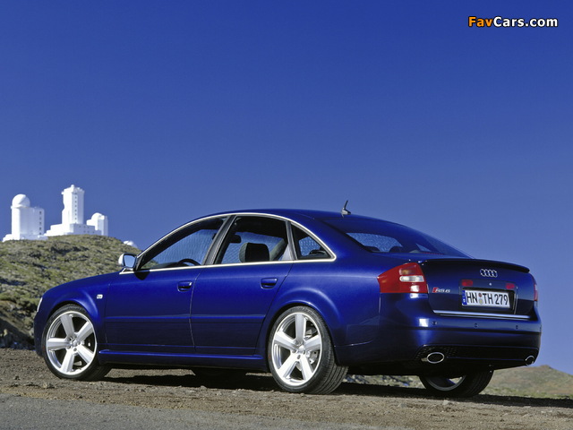 Audi RS6 Sedan (4B,C5) 2002–04 wallpapers (640 x 480)