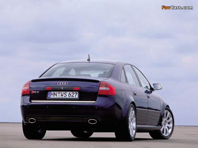 Audi RS6 Sedan (4B,C5) 2002–04 wallpapers (640 x 480)