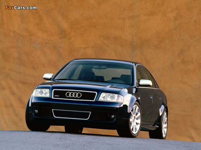 Audi RS6 Sedan US-spec (4B,C5) 2002–04 wallpapers (640 x 480)