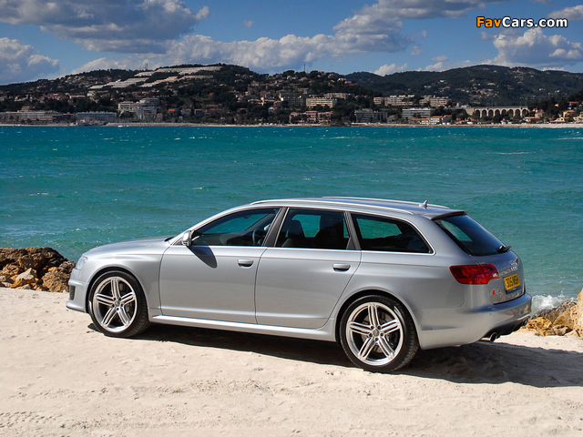 Audi RS6 Avant UK-spec (4F,C6) 2008–10 images (640 x 480)