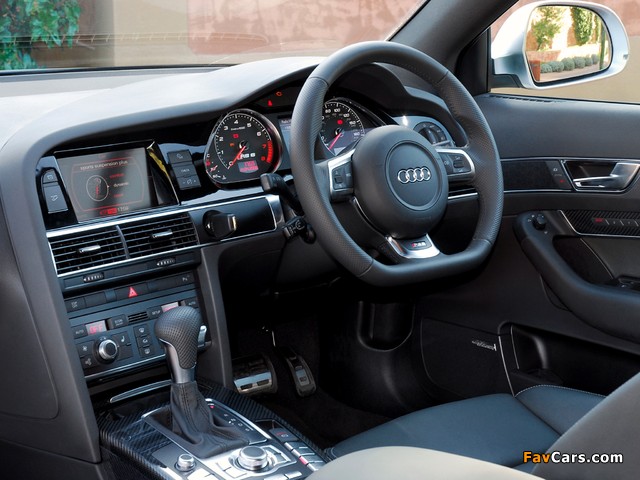 Audi RS6 Avant UK-spec (4F,C6) 2008–10 images (640 x 480)