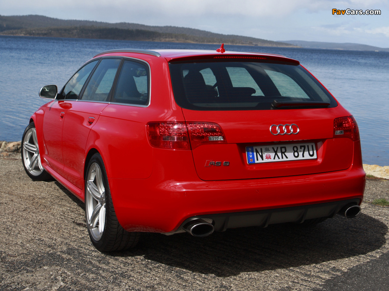 Audi RS6 Avant AU-spec (4F,C6) 2008–10 photos (800 x 600)