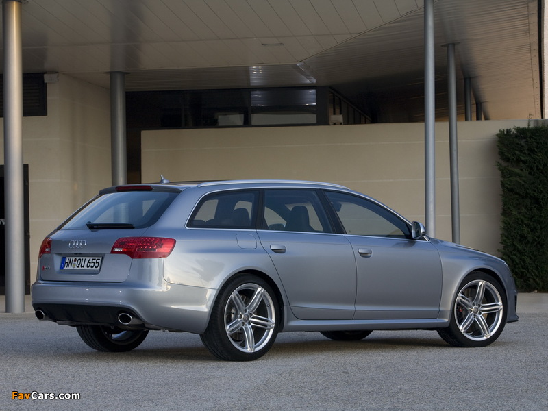 Audi RS6 Avant (4F,C6) 2008–10 photos (800 x 600)