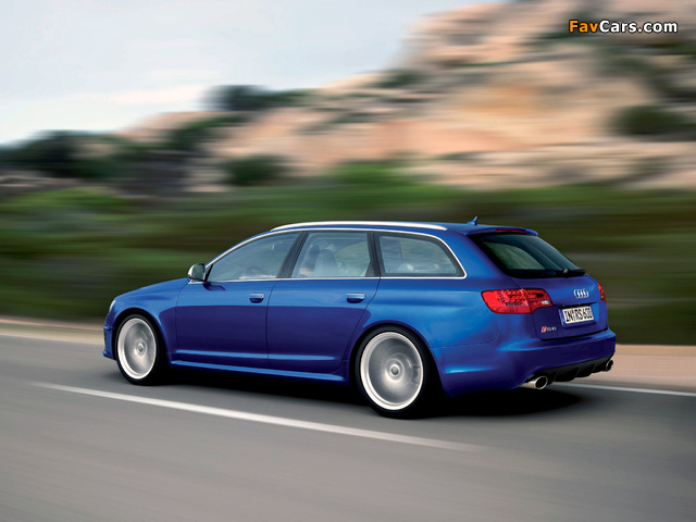 Audi RS6 Avant (4F,C6) 2008–10 photos (640 x 480)