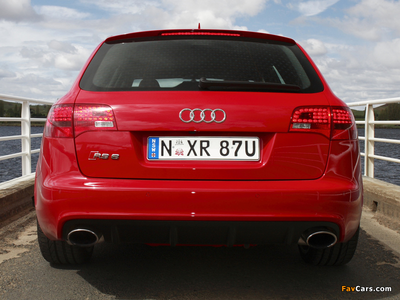 Audi RS6 Avant AU-spec (4F,C6) 2008–10 photos (800 x 600)