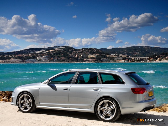 Audi RS6 Avant UK-spec (4F,C6) 2008–10 pictures (640 x 480)