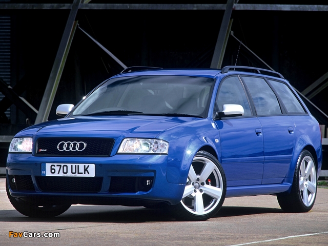 Images of Audi RS6 plus Avant UK-spec (4B,C5) 2004 (640 x 480)
