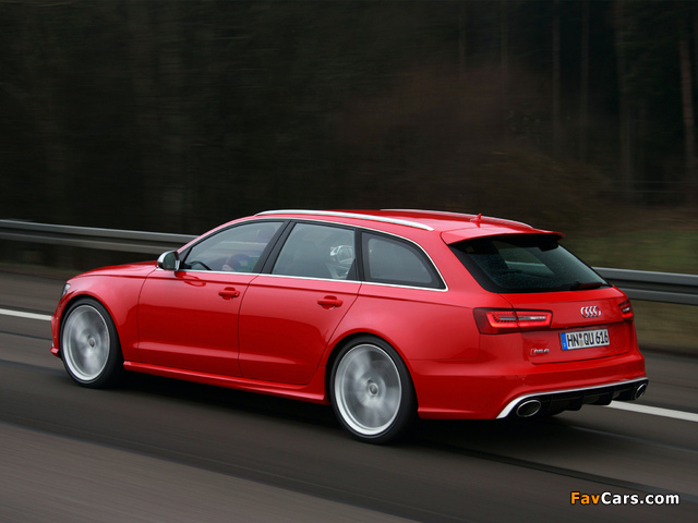 Photos of Audi RS6 Avant (4G,C7) 2013 (640 x 480)