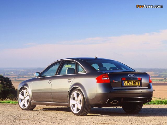 Pictures of Audi RS6 Sedan UK-spec (4B,C5) 2002–04 (640 x 480)