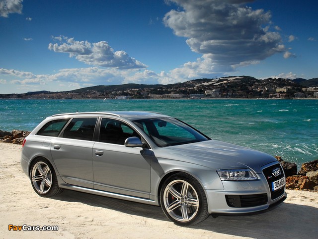 Pictures of Audi RS6 Avant UK-spec (4F,C6) 2008–10 (640 x 480)