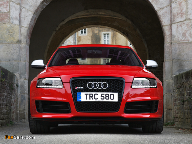 Pictures of Audi RS6 Sedan UK-spec (4F,C6) 2008–10 (640 x 480)