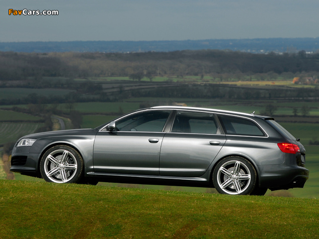Pictures of Audi RS6 Avant UK-spec (4F,C6) 2008–10 (640 x 480)