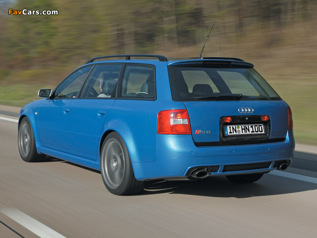 Audi RS6 plus Avant (4B,C5) 2004 wallpapers (640 x 480)