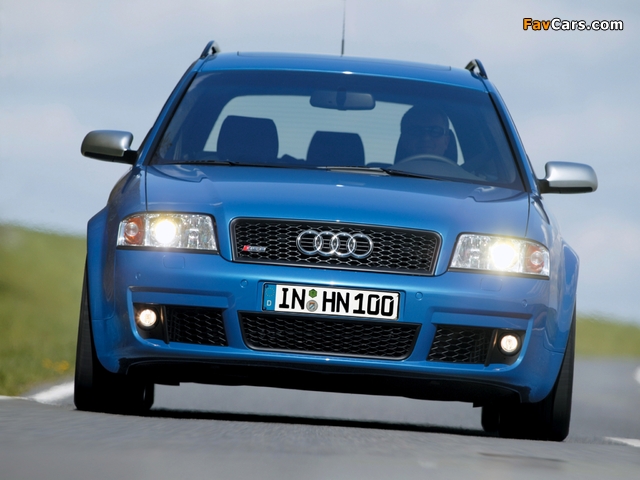 Audi RS6 plus Avant (4B,C5) 2004 wallpapers (640 x 480)