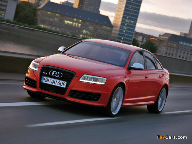 Audi RS6 Sedan (4F,C6) 2008–10 wallpapers (640 x 480)