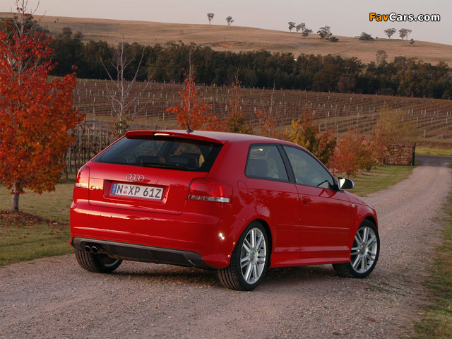 Audi S3 AU-spec (8P) 2006–08 pictures (640 x 480)