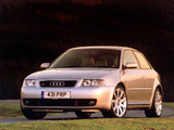 Photos of Audi S3 UK-spec (8L) 2001–03