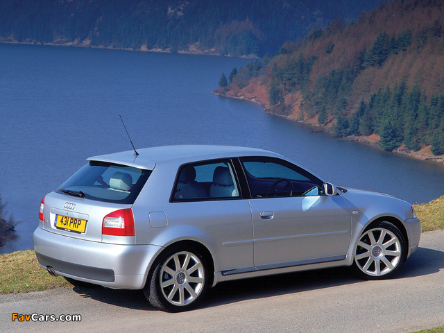 Photos of Audi S3 UK-spec (8L) 2001–03 (640 x 480)