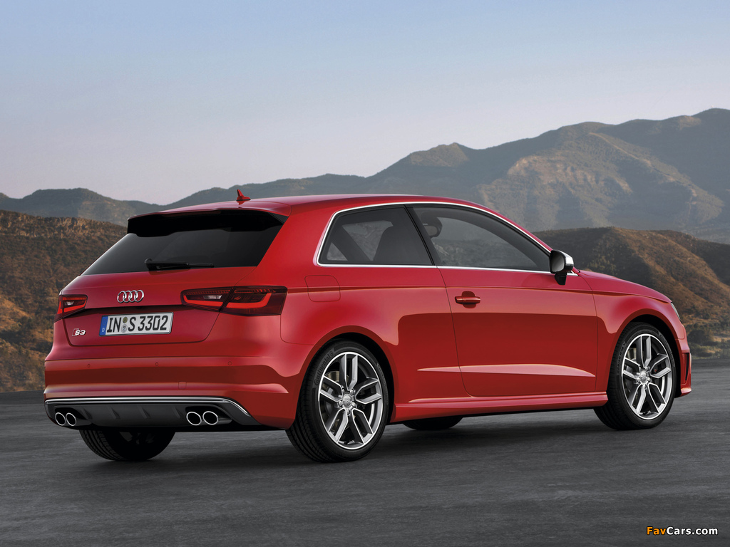 Audi S3 (8V) 2013 wallpapers (1024 x 768)