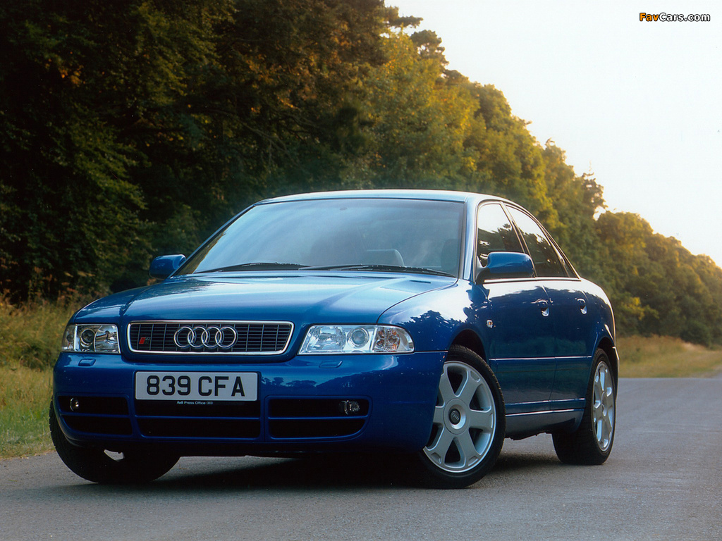 Audi S4 Sedan UK-spec (B5,8D) 1997–2002 images (1024 x 768)