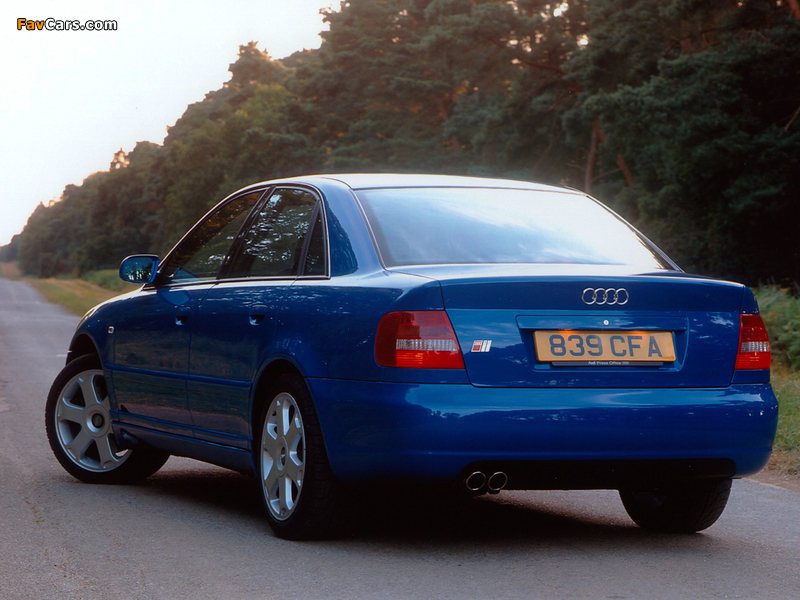 Audi S4 Sedan UK-spec (B5,8D) 1997–2002 wallpapers (800 x 600)