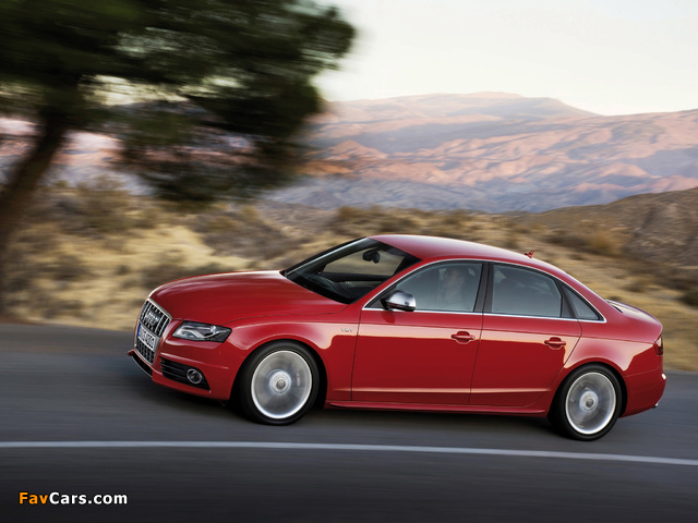 Audi S4 Sedan (B8,8K) 2009–11 images (640 x 480)