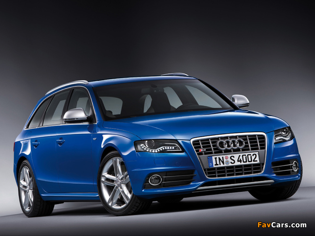 Audi S4 Avant (B8,8K) 2009–11 photos (640 x 480)