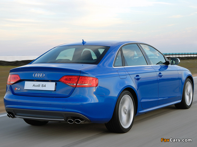 Audi S4 Sedan ZA-spec (B8,8K) 2009 wallpapers (640 x 480)