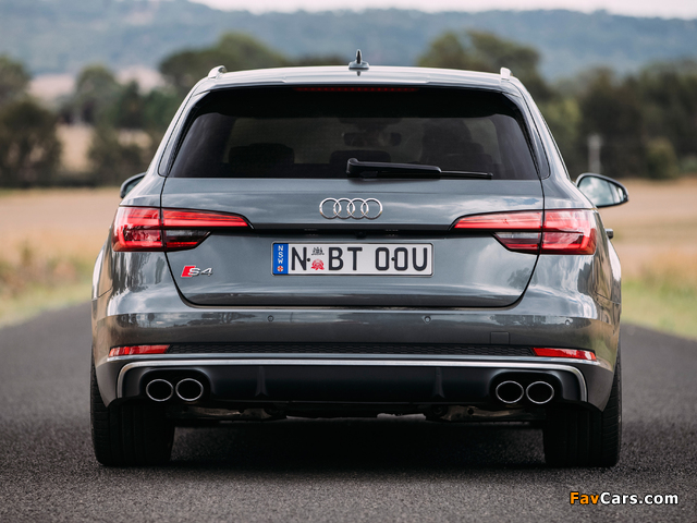 Audi S4 Avant AU-spec (B9) 2017 images (640 x 480)