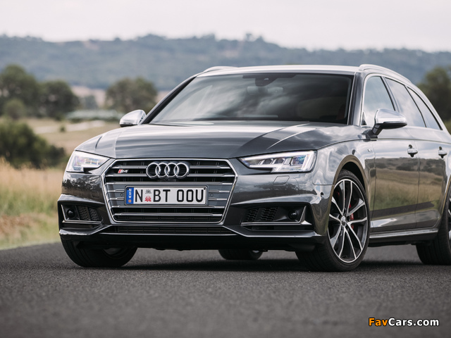 Audi S4 Avant AU-spec (B9) 2017 pictures (640 x 480)