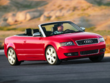 Photos of Audi S4 Cabrio US-spec (B6,8H) 2002–05