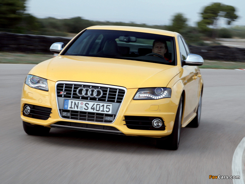 Photos of Audi S4 Sedan (B8,8K) 2009–11 (800 x 600)