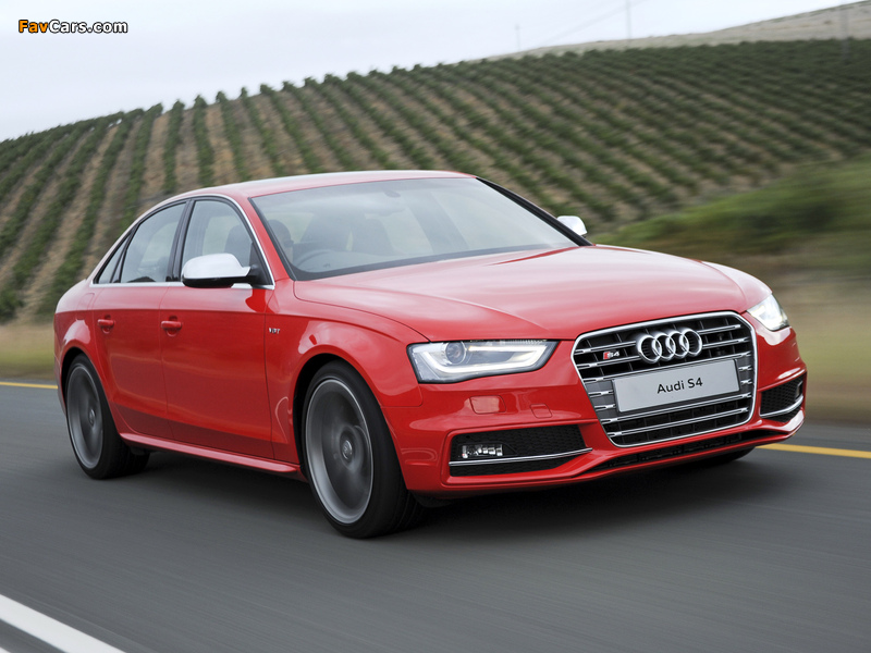 Photos of Audi S4 Sedan ZA-spec (B8,8K) 2012 (800 x 600)