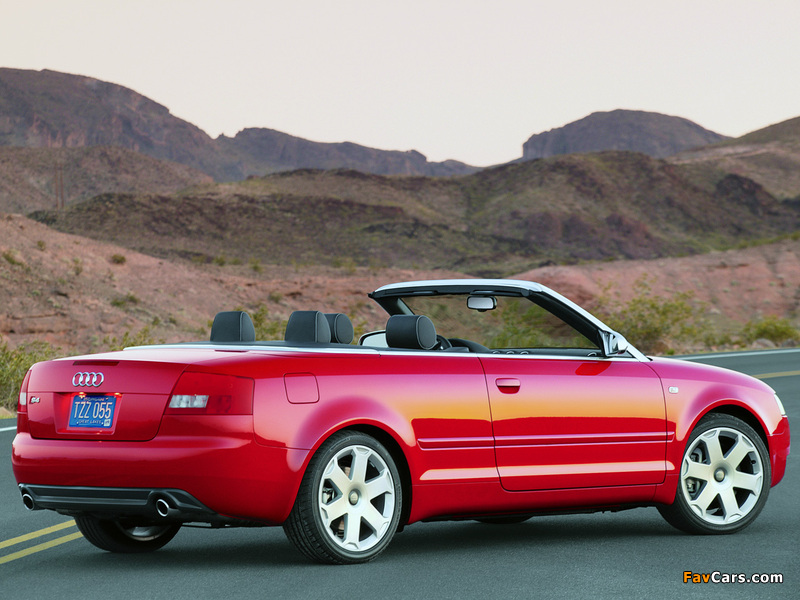 Audi S4 Cabrio US-spec (B6,8H) 2002–05 wallpapers (800 x 600)