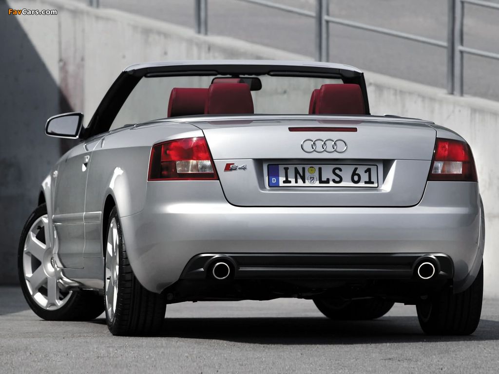 Audi S4 Cabrio (B6,8H) 2002–05 wallpapers (1024 x 768)