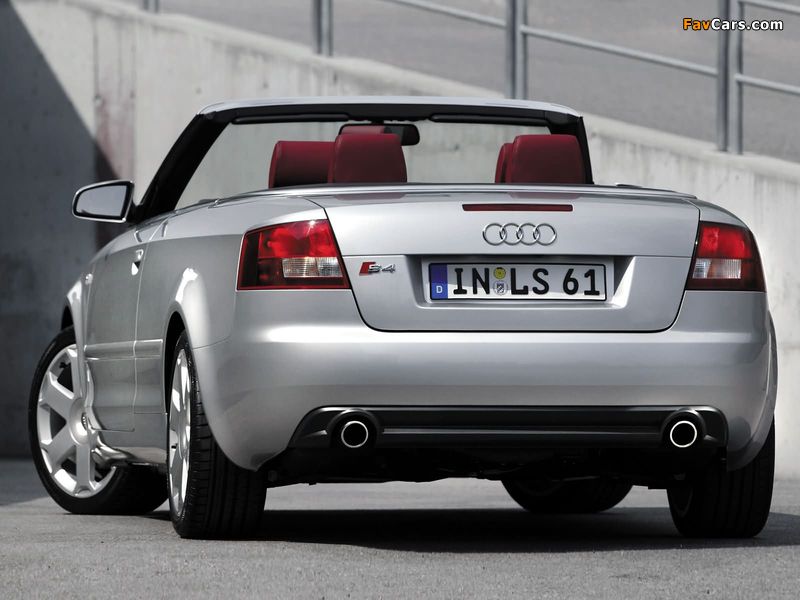 Audi S4 Cabrio (B6,8H) 2002–05 wallpapers (800 x 600)