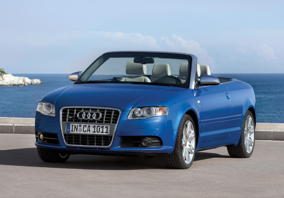 Audi S4 Cabriolet (B7,8H) 2007–08 wallpapers