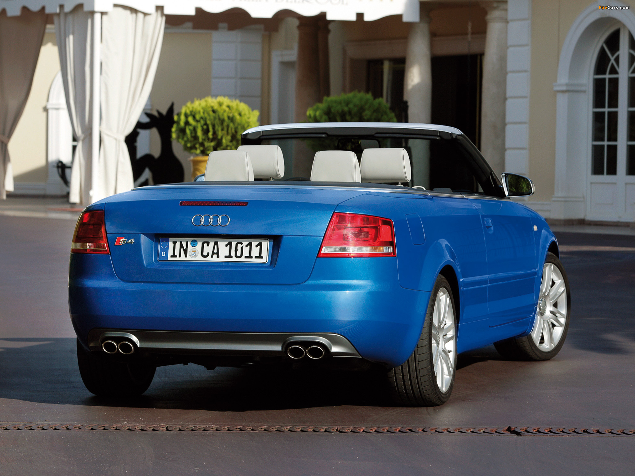 Audi S4 Cabriolet (B7,8H) 2007–08 wallpapers (2048 x 1536)