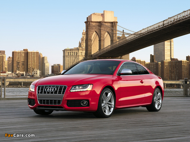 Audi S5 Coupe US-spec 2008–11 photos (640 x 480)