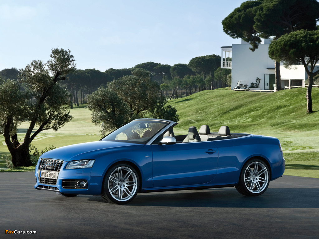 Audi S5 Cabriolet 2009–11 images (1024 x 768)