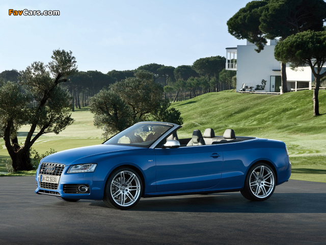 Audi S5 Cabriolet 2009–11 images (640 x 480)