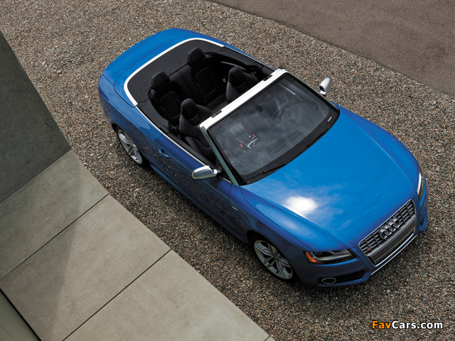 Audi S5 Cabriolet US-spec 2009–11 images (640 x 480)