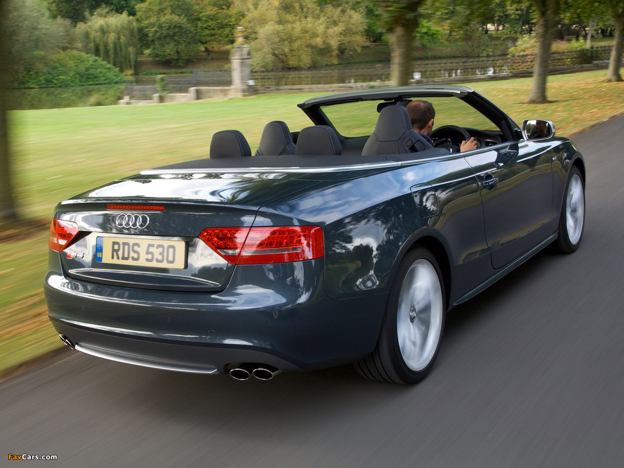 Audi S5 Cabriolet UK-spec 2009–11 pictures (1280 x 960)