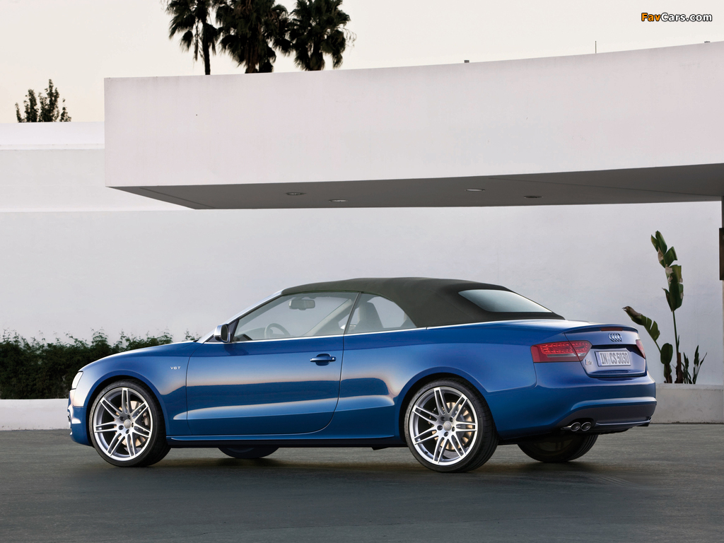 Audi S5 Cabriolet 2009–11 pictures (1024 x 768)