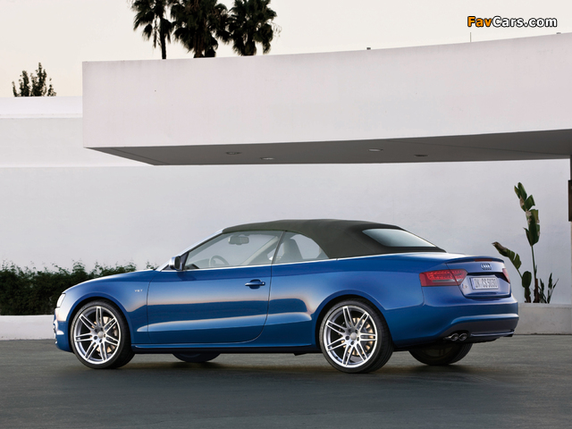 Audi S5 Cabriolet 2009–11 pictures (640 x 480)